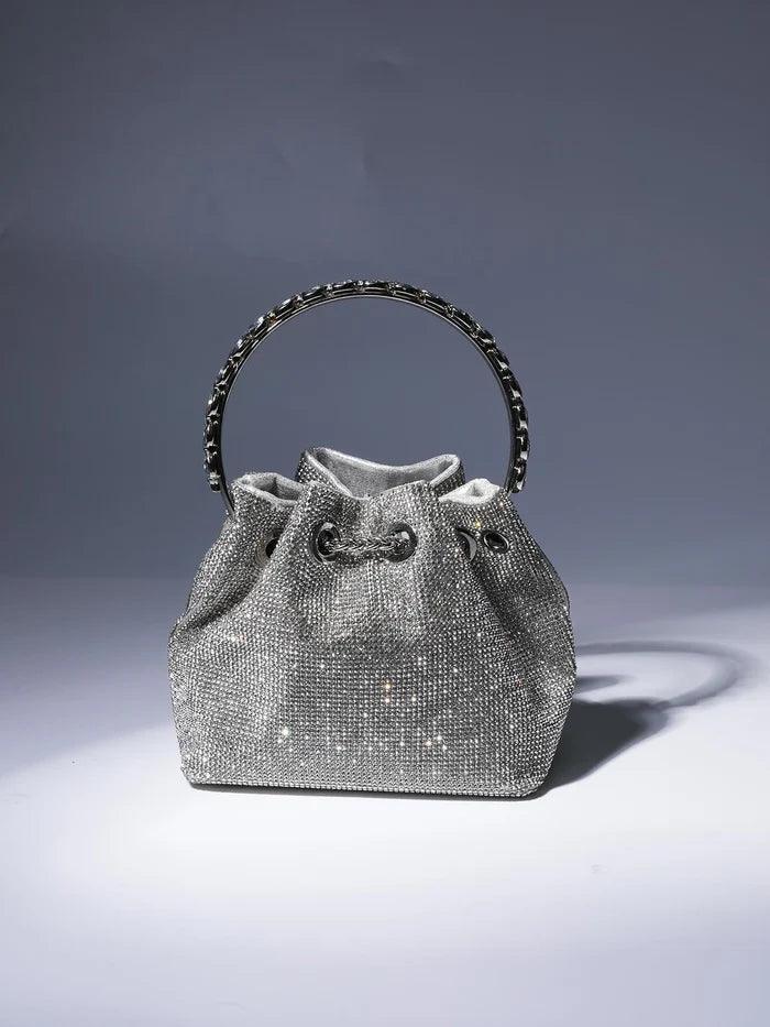 Amara - Crystal Embellished Bucket - Lena Muse